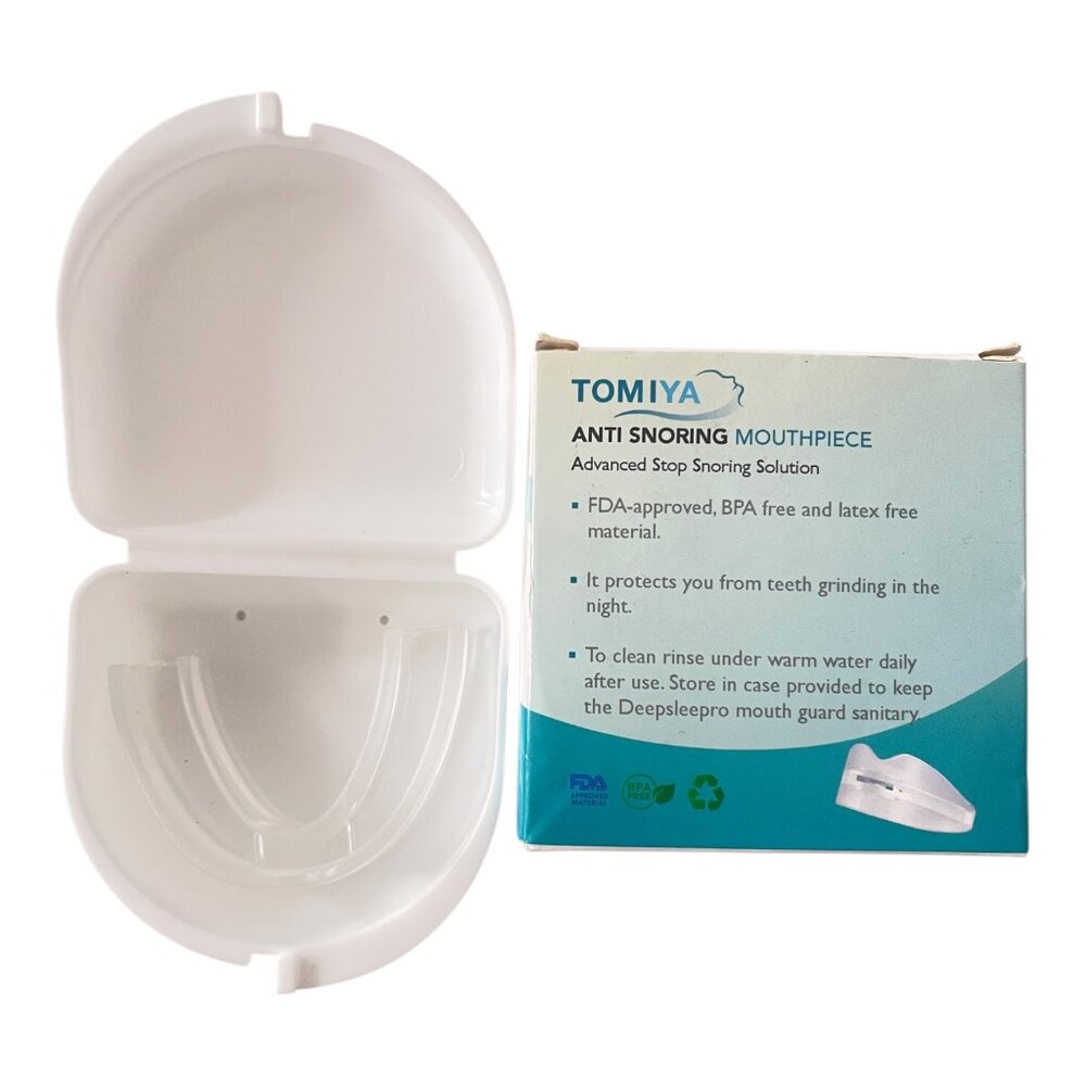 Anti Snoring Mouthpiece NEW BPA Free FDA Approved Tomiya Anti Snoring Solution - Picture 2 of 2